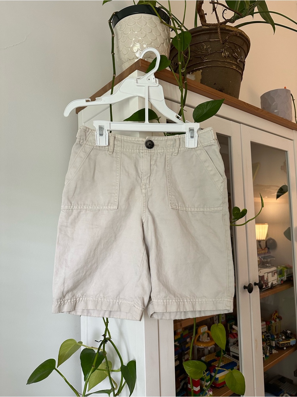 Burberry Cream Kids' Cotton Shorts